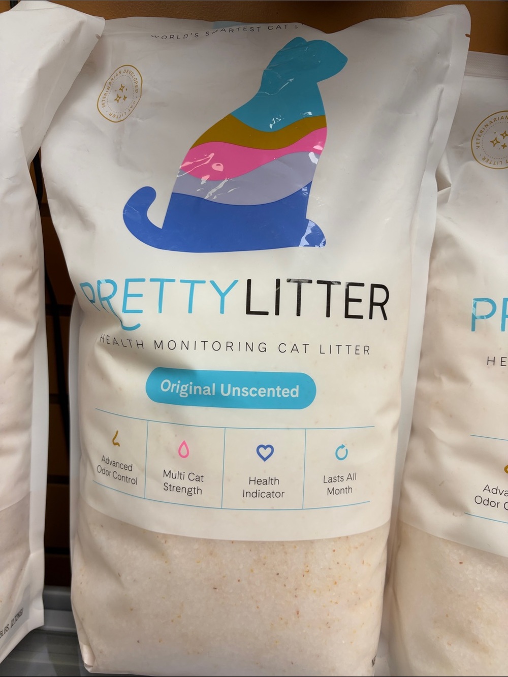 Original Unscented Health-Monitoring Cat Litter - White/Blue